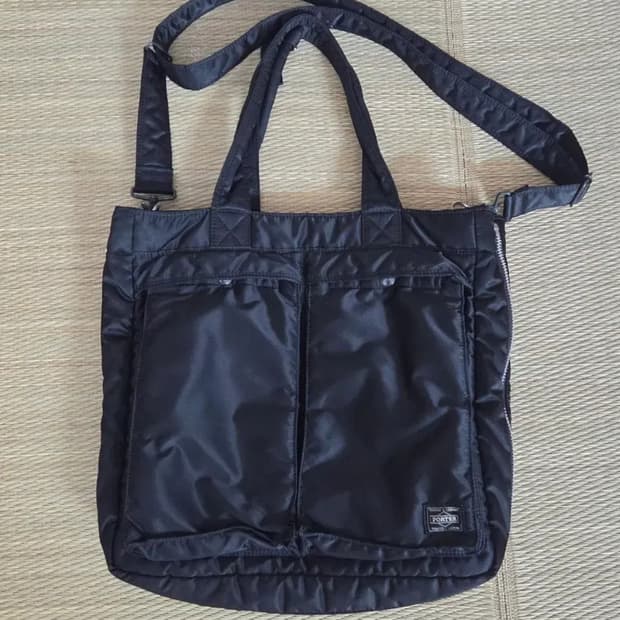 요시다포터 2way 탱커 토트백 블랙