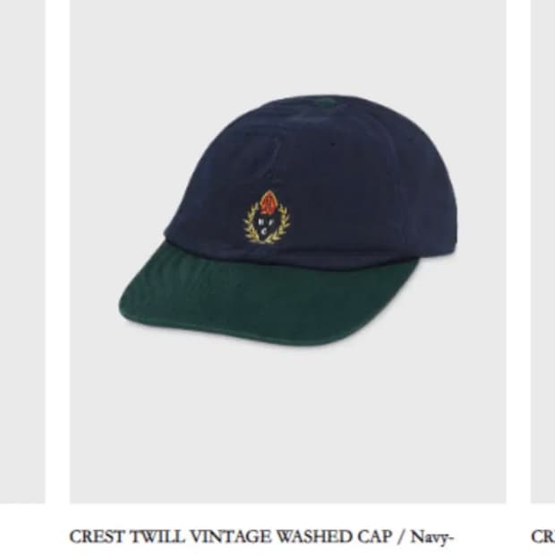 헤리티지플로스 CREST TWILL CAP 트윌 캡 모자