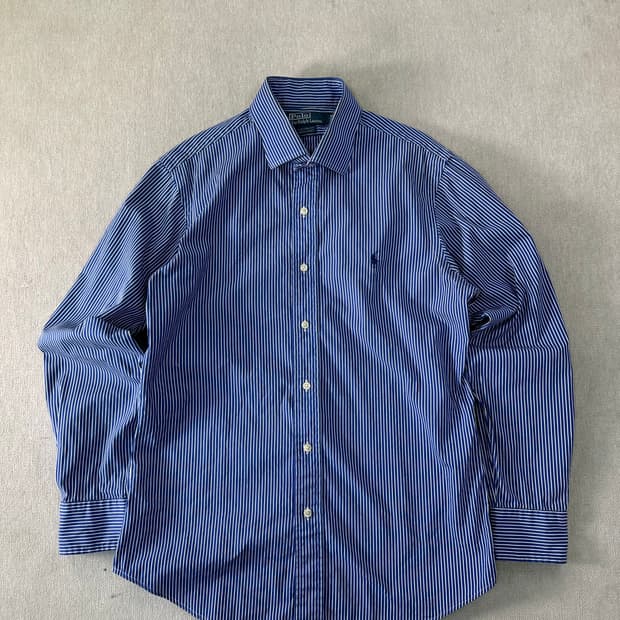 100 폴로랄프로렌 스트라이프 커스텀핏 셔츠