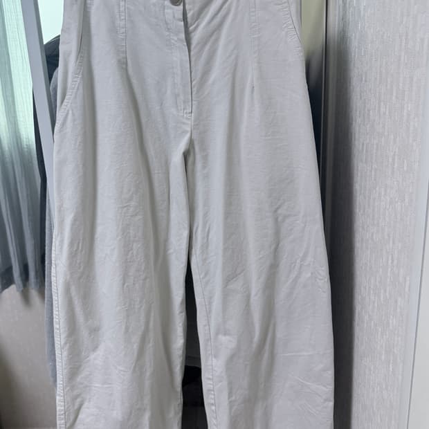 디테일 일자핏 팬츠