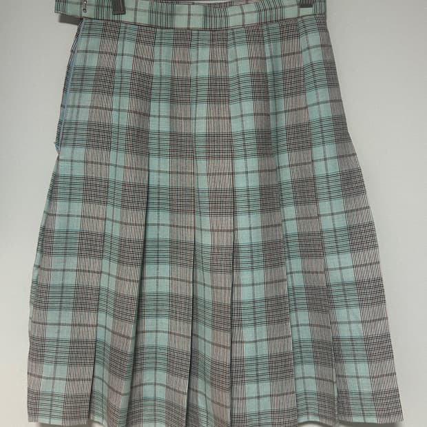 Japan vintage check skirt