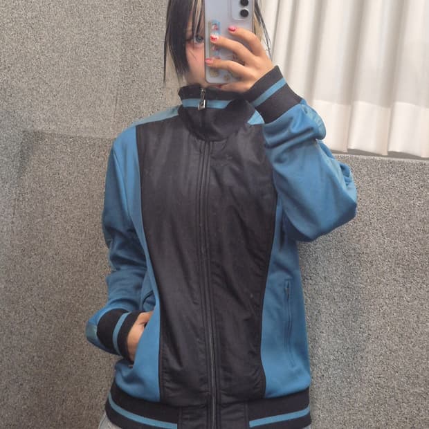 PUMA BLUE BLACK JERSEY 