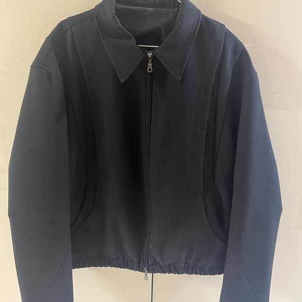 쿠어 울 블루종 블랙M