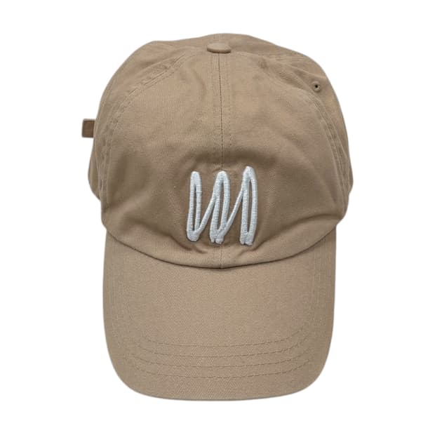 ETCE 이티씨이 클래식 로고 6패널 볼캡 모자 베이지 L