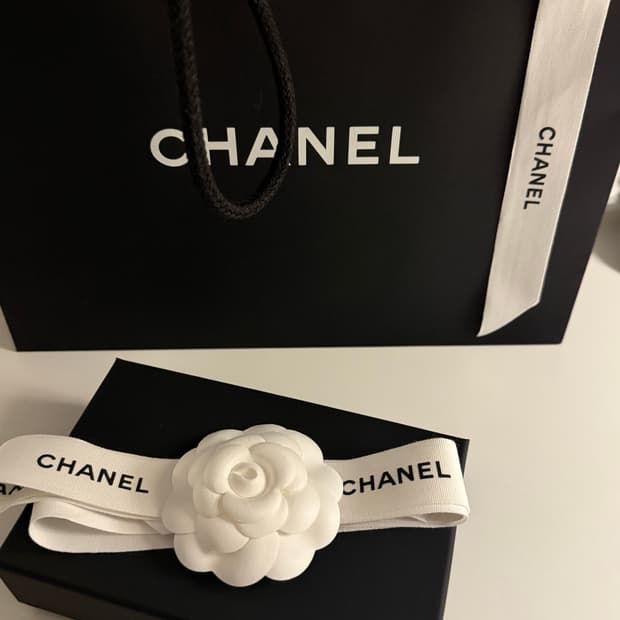 샤넬 은장 카드 홀더 