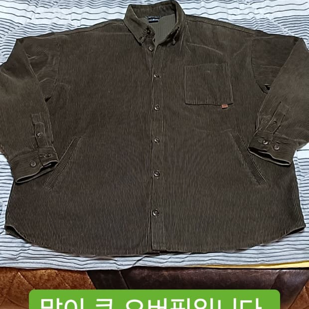 WV프로젝트 오버핏 코듀로이남방 L 가슴71 기장77