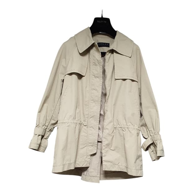 시슬리 간절기 트렌치스타일 스트링자켓 55반 ~77