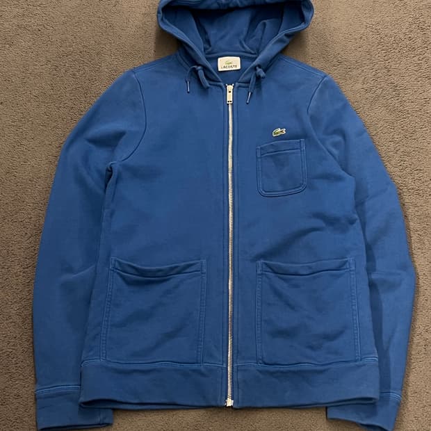 라코스테 유틸리티 포켓 후드집업 처분 