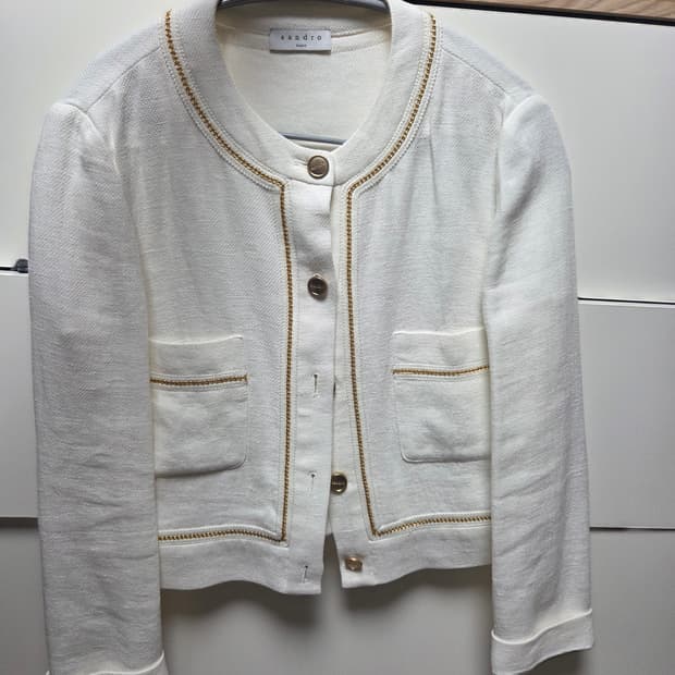 산드로 여름 린넨 자켓