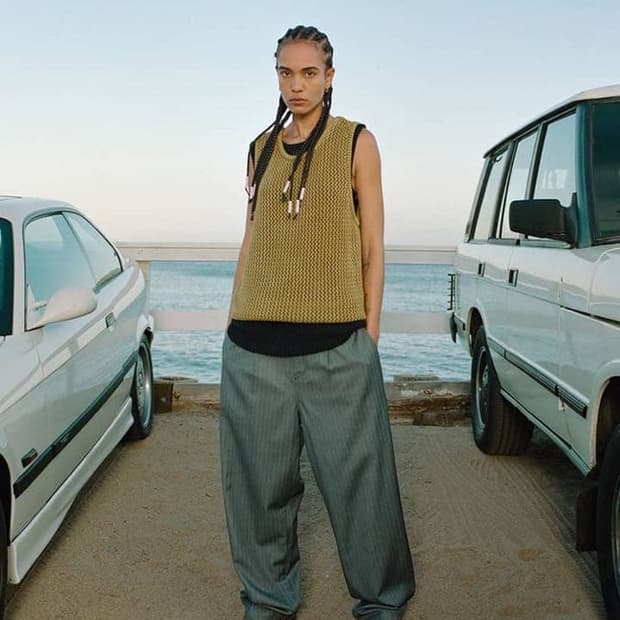 스투시 볼륨 스트라이프 트라우져 팬츠 30