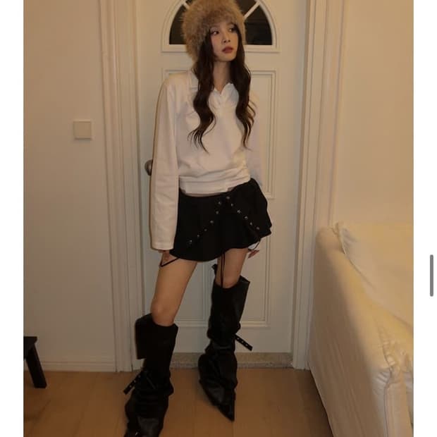 LCDC TM COLLAR LONG-SLEEVE JERSEY TOP