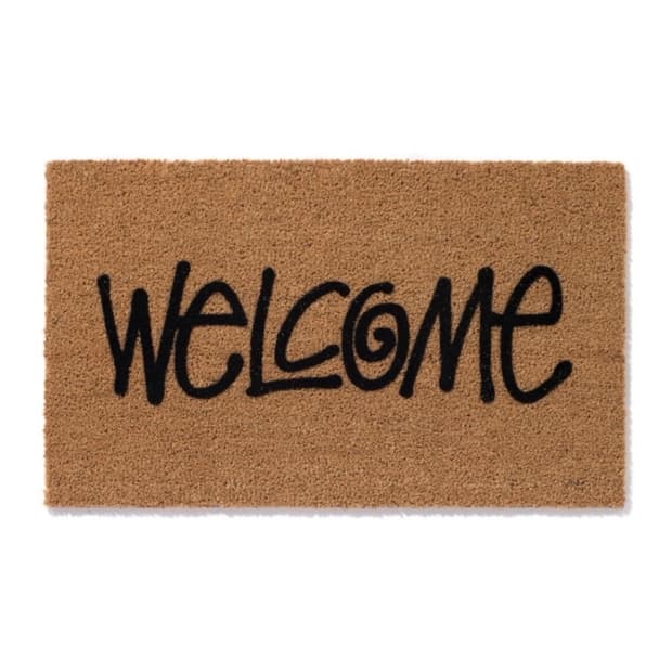 stussy 스투시 웰컴 매트 코코아 컬러 (새제품)