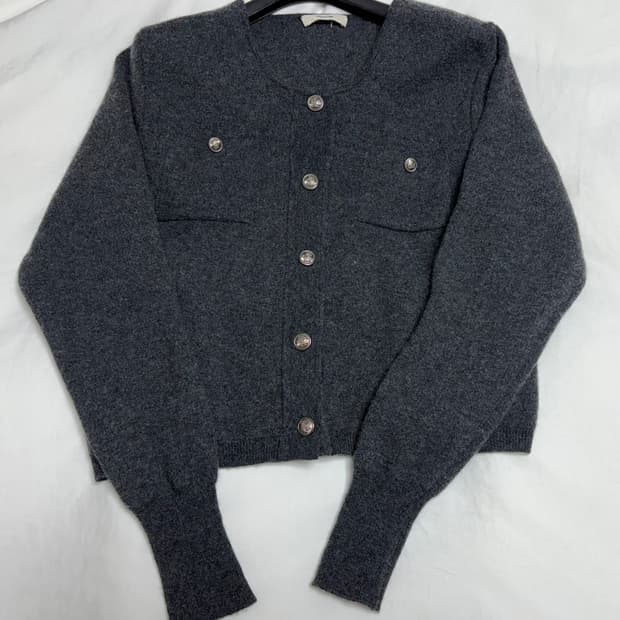 베지터블 티파니 가디건 - 차콜