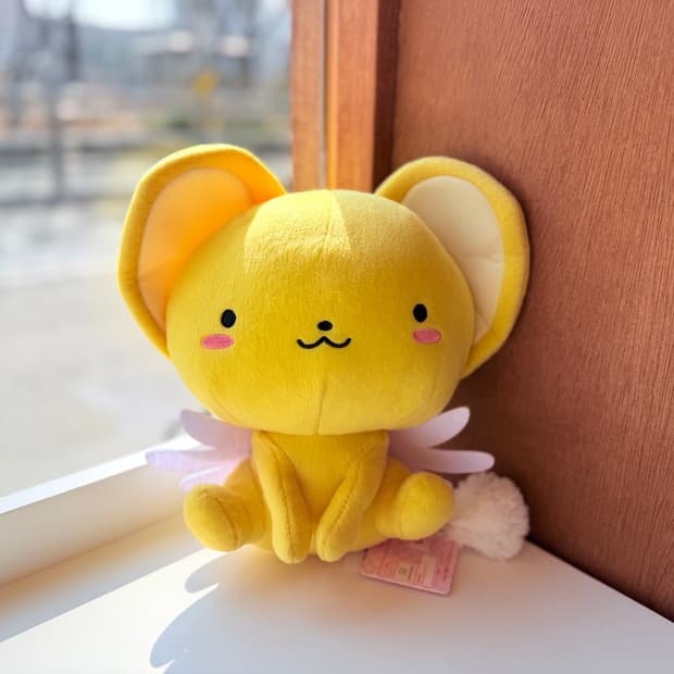 일본 반다이 카드캡터체리 케로 봉제인형 22cm