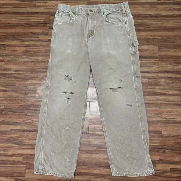 칼하트 싱글니 카펜터 디스 워크팬츠 mus 34