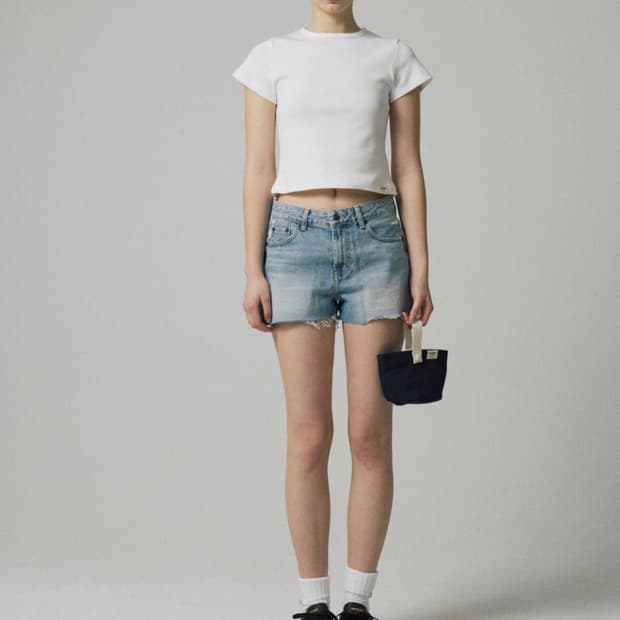 글로니 97 HAND CUTTING DENIM SHORTS 