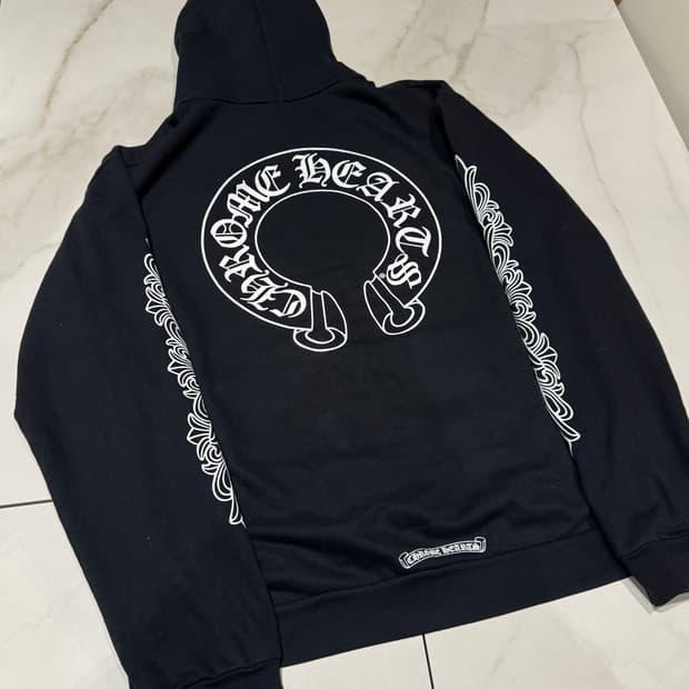 크롬하츠 홀스슈 플로랄 후드집업 XL