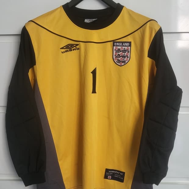 엄브로 1995-1997시즌 잉글랜드 국대 데이먼드 시먼 GK