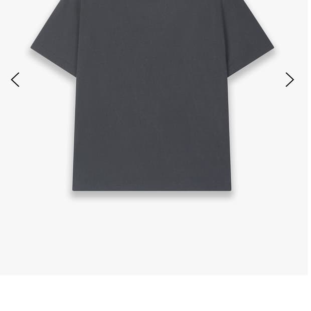 les brev티셔츠 차콜 2사이즈 팝니다.