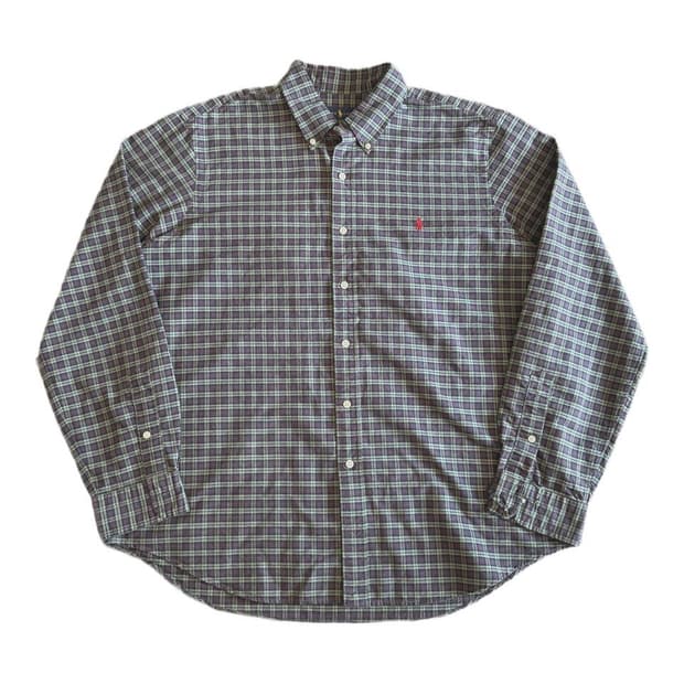 폴로 랄프로렌 버튼다운 체크 셔츠