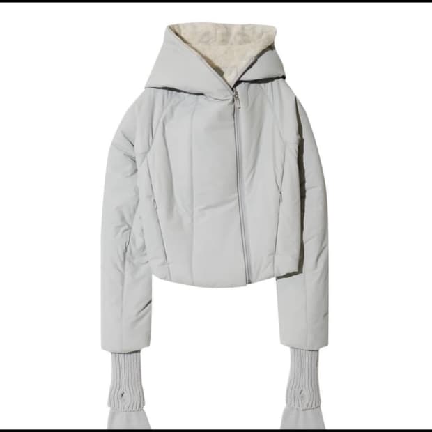 혜인서 패디드 크롭 자켓 패딩 