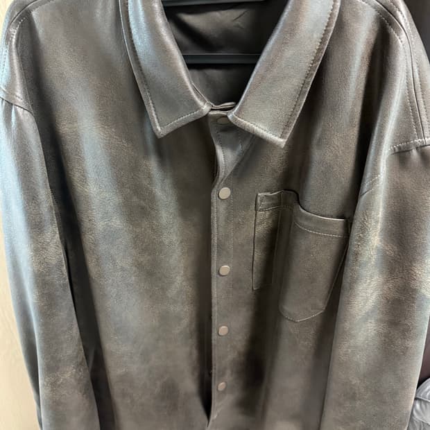 자라 ZARA 브라운 레더 자켓