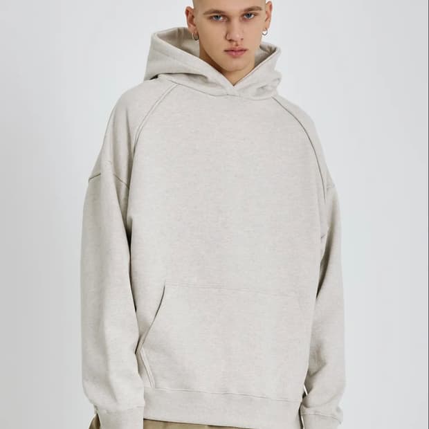 어텐션로우 후드티