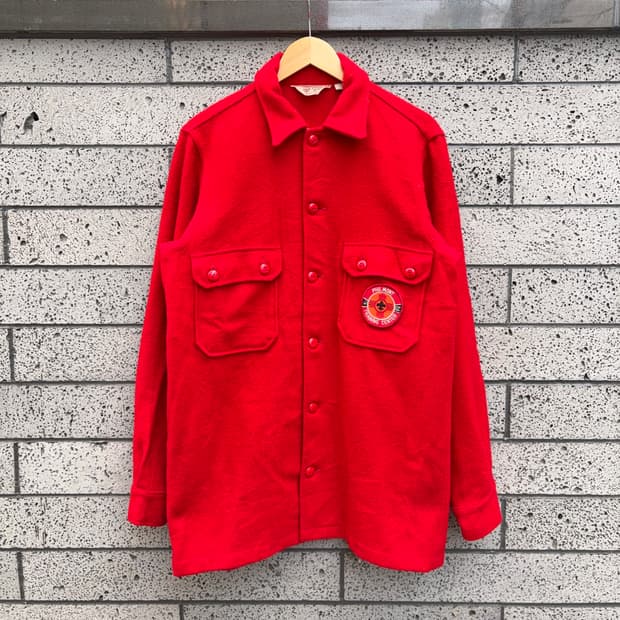 80s USA 보이스카우트 오브 아메리카 Philmont 공식 울 자켓
