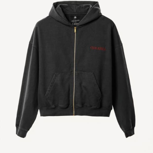 Zara 자라 윌리 차바리아 후드집업 블랙