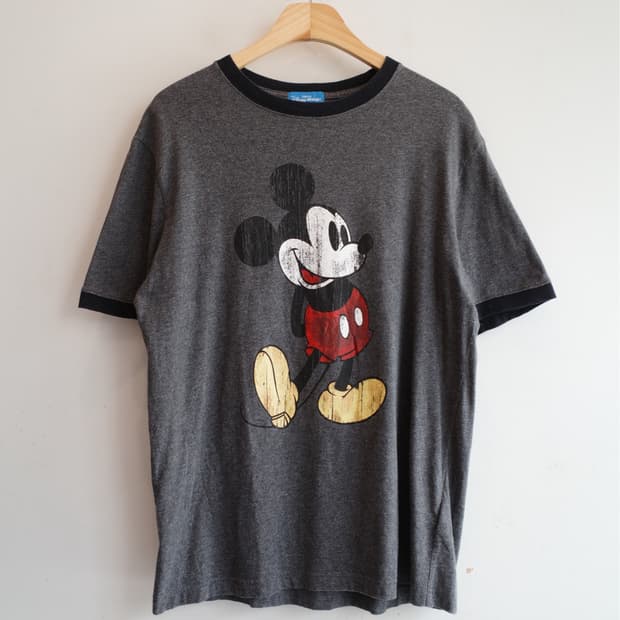 Disney 디즈니 미키마우스 링거 티셔츠