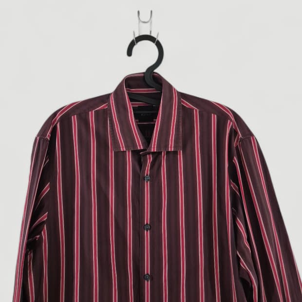 [해외M]휴고보스 스트라이프 셔츠 긴팔