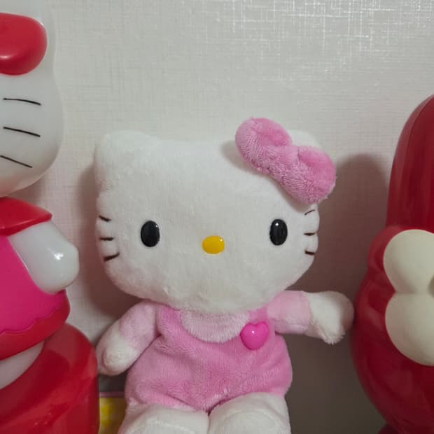 고전키티 산리오 하트키티 인형
