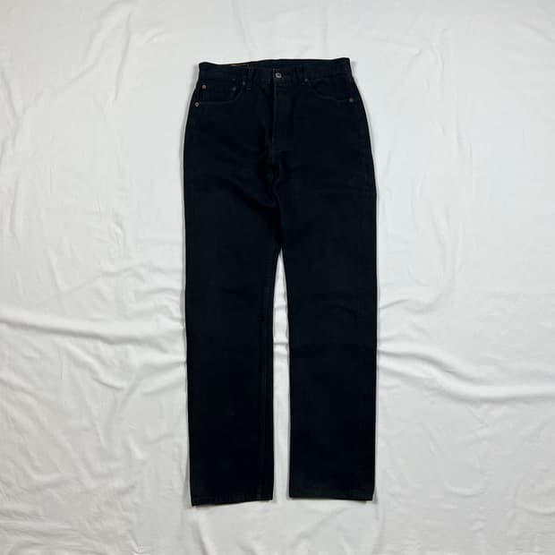 90’s 리바이스 levis europe 501 블랙데님팬츠 바지