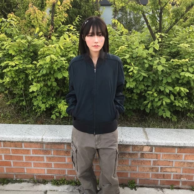 Club Monaco Cotton Bomber Jacket