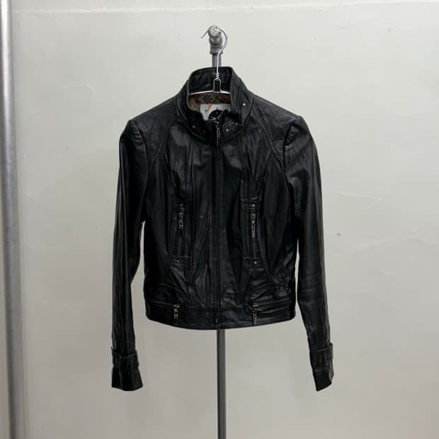 빈티지 가죽 자켓