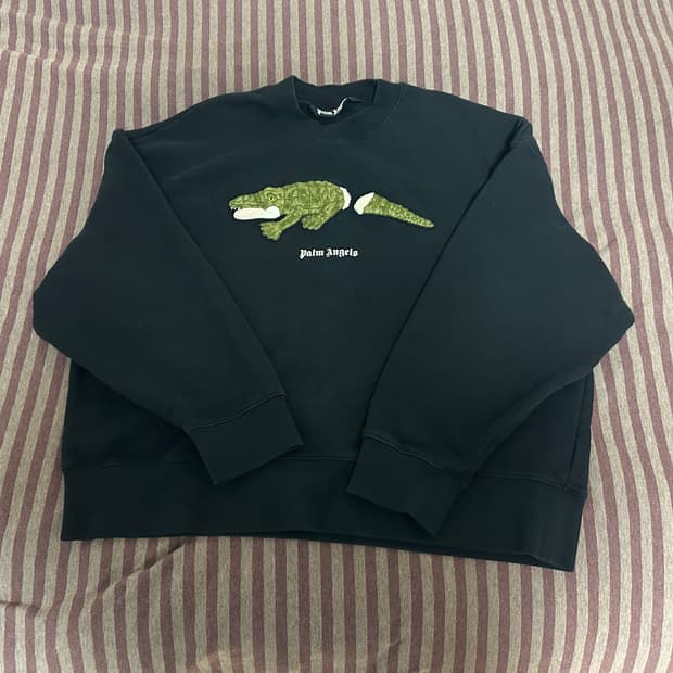 팜 엔젤스 악어 자수 맨투맨 L사이즈 