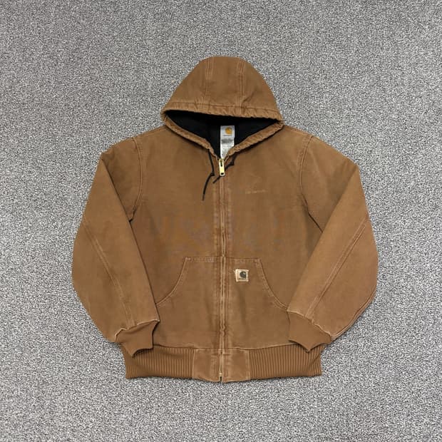 빈티지 칼하트 j130 액티브 자켓 BRN