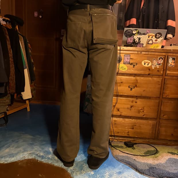 UNDERCOVER DETACHABLE BACK POCKET PANTS