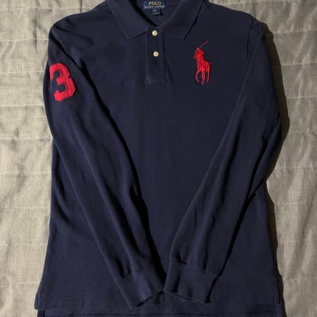 정품)폴로 랄프로렌 긴팔 카라티