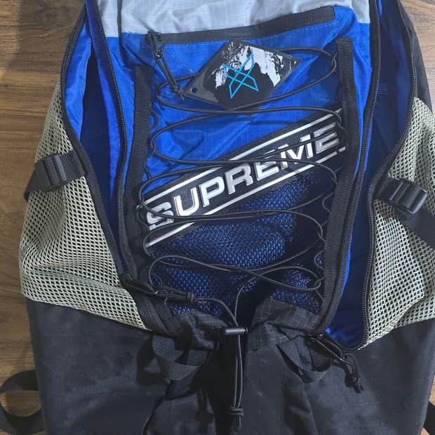 [새상품]슈프림 백팩 블루 - 23FW