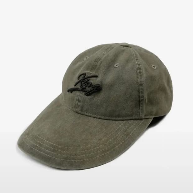 액스톤즈 XTA010 로고 롱빌 캡 (KHAKI)