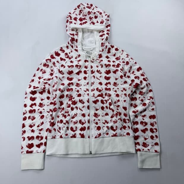 아디다스 하트 후드집업