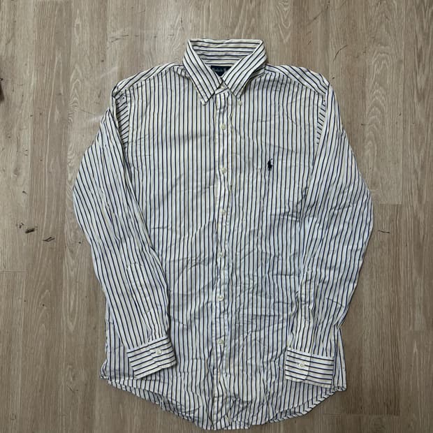 폴로 랄프로렌 커스텀핏 스트라이프 셔츠 S/90 