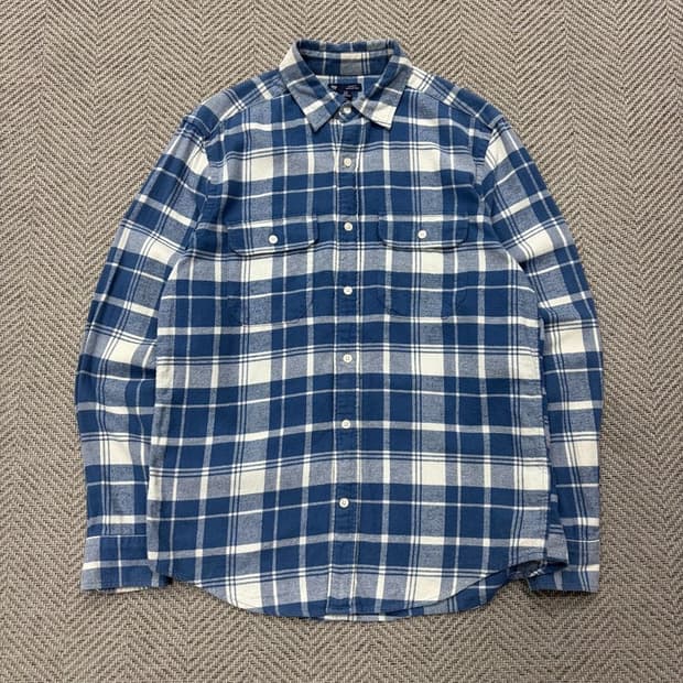 갭 체크 셔츠 v2676