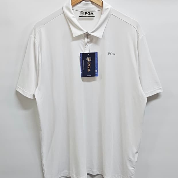 PGA 화이트 쿨링 반팔 폴로 티셔츠 110 새상품