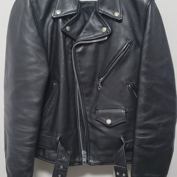 쇼트 nyc 퍼펙토 618 (소가죽 더블 라이더 자켓)