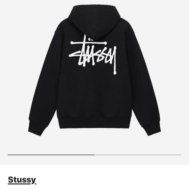 스투시 베이직후드 L사이즈