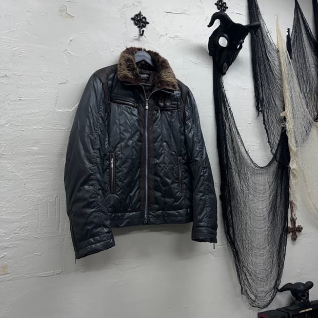 Tornado mart 00s trimming fur down jacke