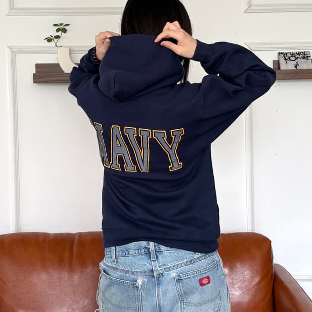 MADE IN USA 🇺🇸 NAVY 후드티
