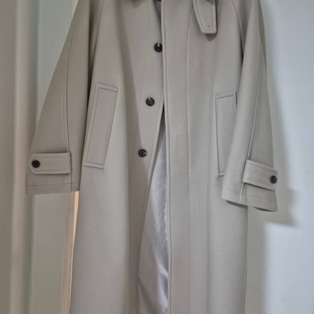 벨리에 멜톤 울 발마칸 코트